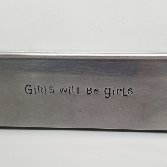 Silver "Girls will be Girls" Picture Frame - Picture 2 of 8
